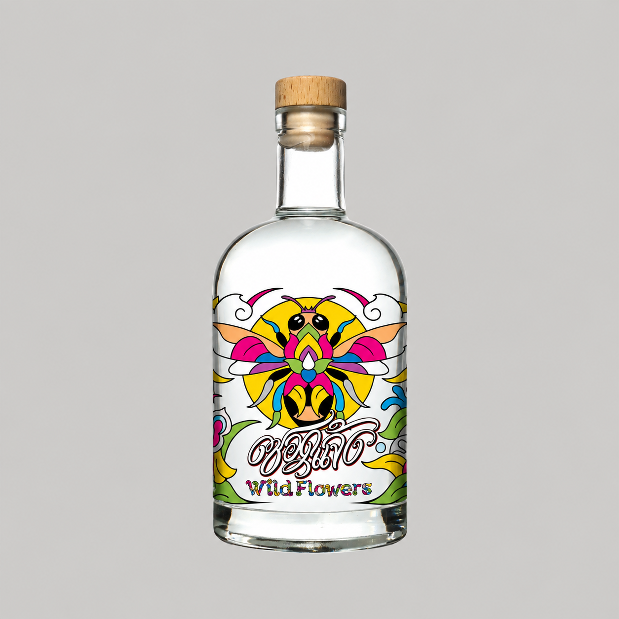 Sod Chaeng Wild Flower Gin Bottle 750ml 40.0% | TIME2DRINK