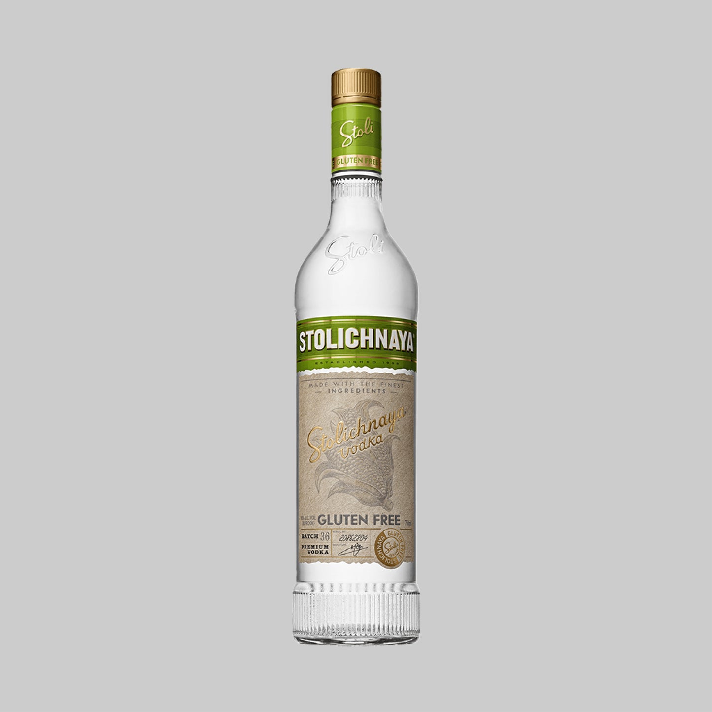Stolichnaya Gluten Free Vodka 700ml 40.0% | TIME2DRINK
