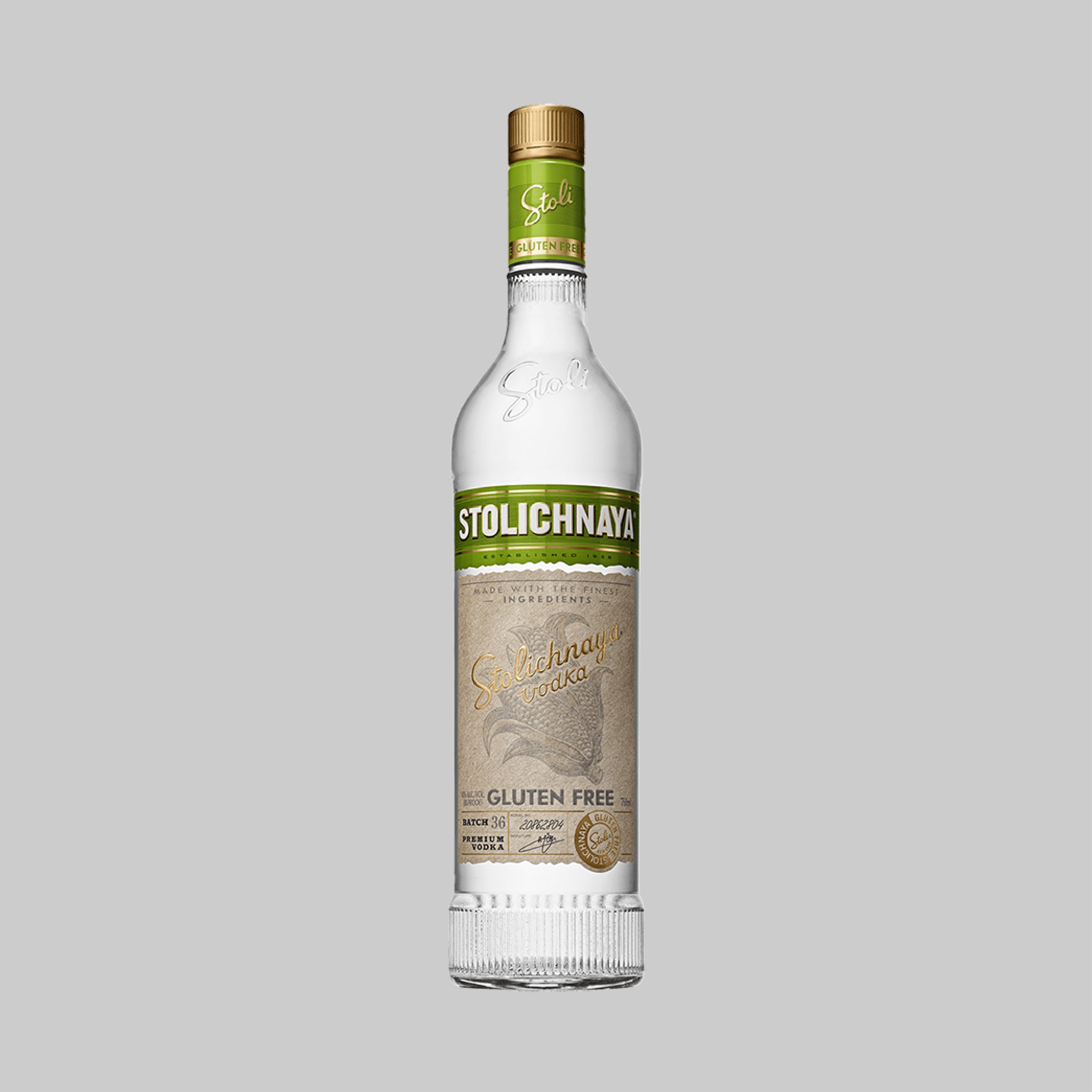 Stolichnaya Gluten Free Vodka 700ml 40.0% | TIME2DRINK