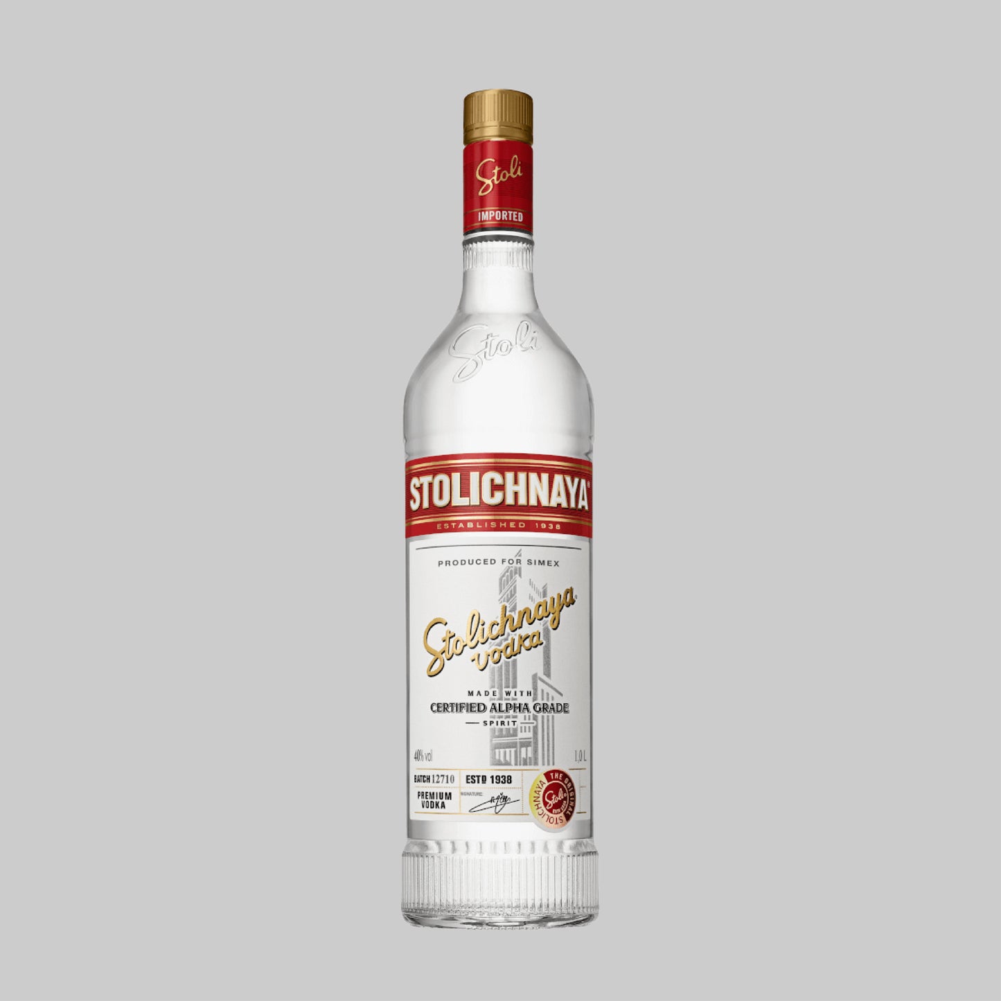 Stolichnaya Vodka 1000ml 40.0% | TIME2DRINK