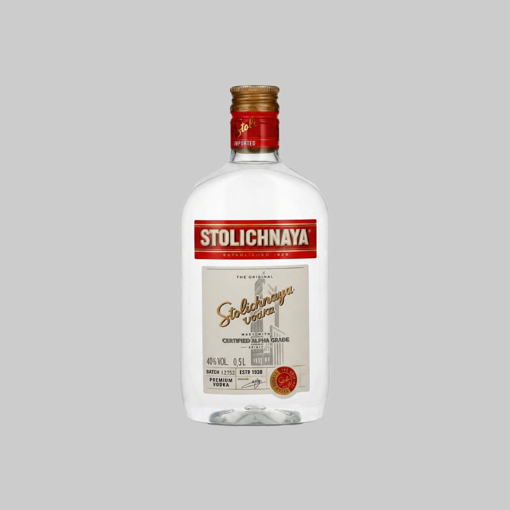 Stolichnaya Vodka 500ml 40.0% | TIME2DRINK