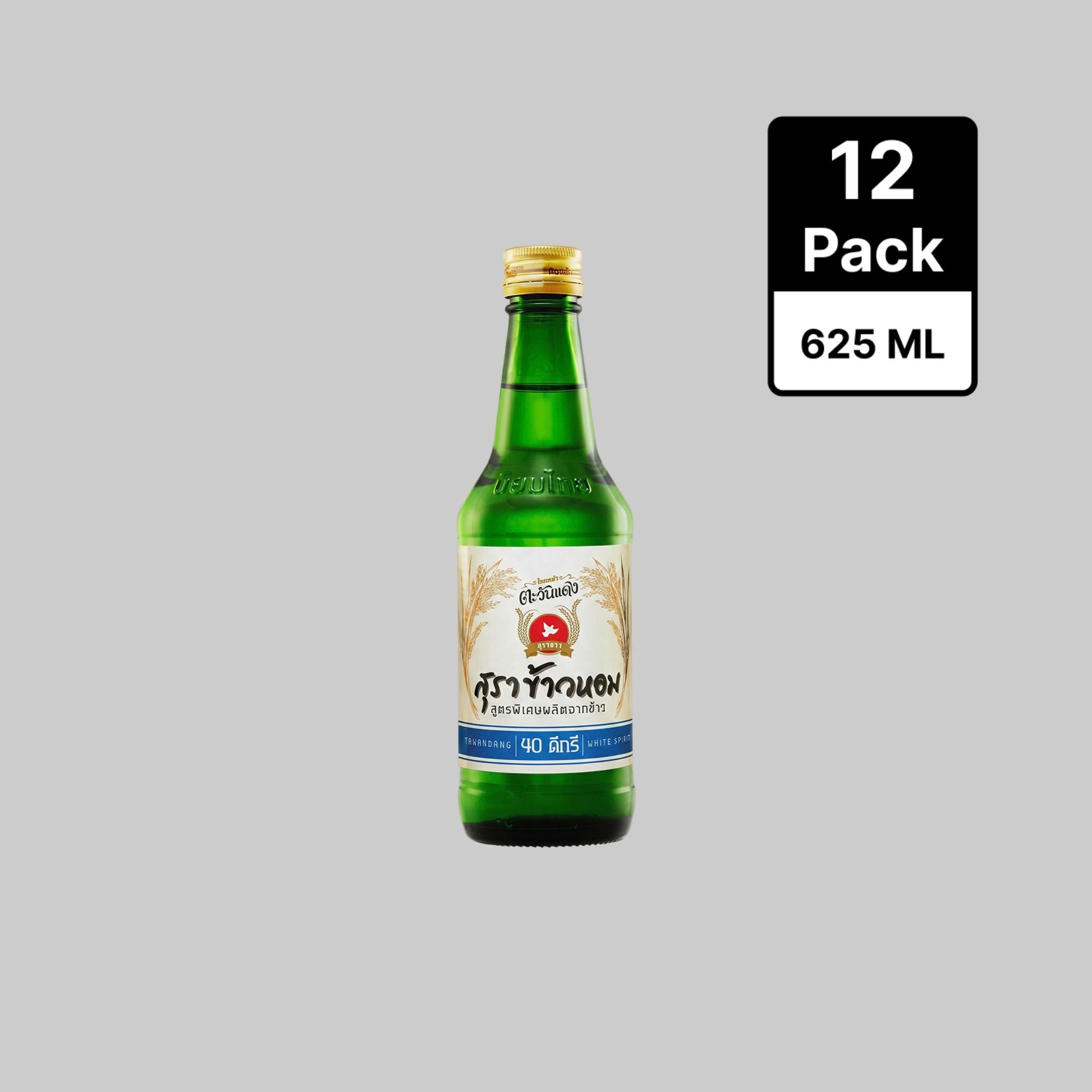 Tawan Daeng 40 White Spirit 12x625ml 40.0% | TIME2DRINK