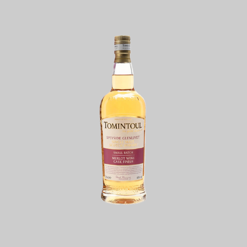 Tomintoul Merlot Cask Finish Single Malt Scotch Whisky 700ml 40.0% | TIME2DRINK