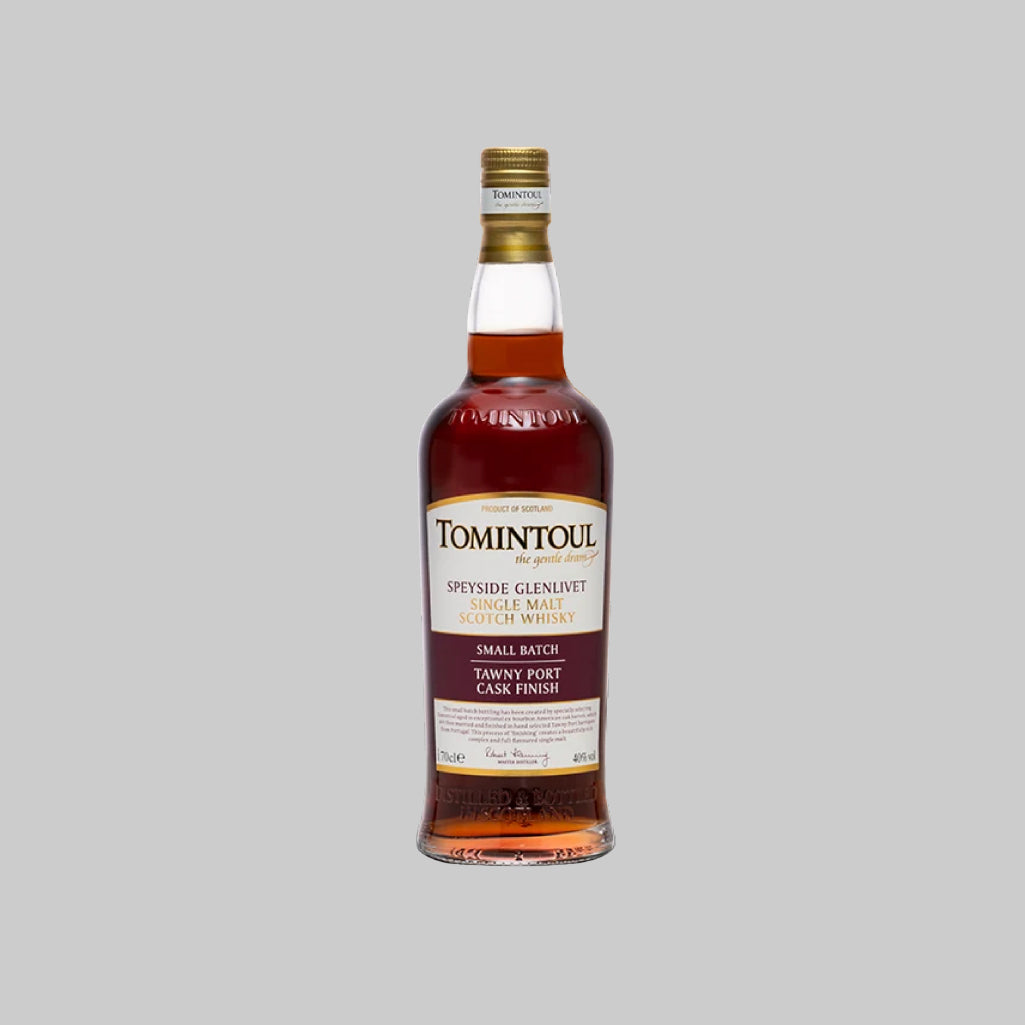 Tomintoul Tawny Port Cask Finish Single Malt Scotch Whisky 700ml 40.0% | TIME2DRINK