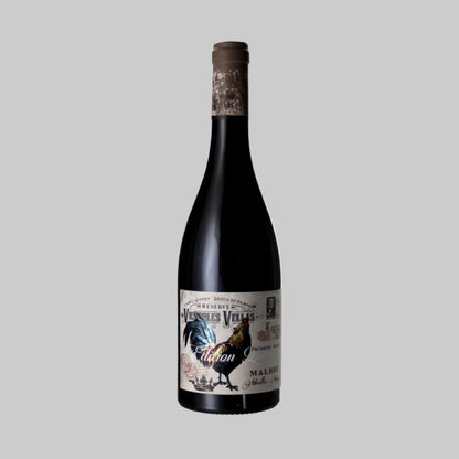 Vignobles Vellas Le Coq Malbec Pays d'Oc 2022 750ml 14% - Time2Drink