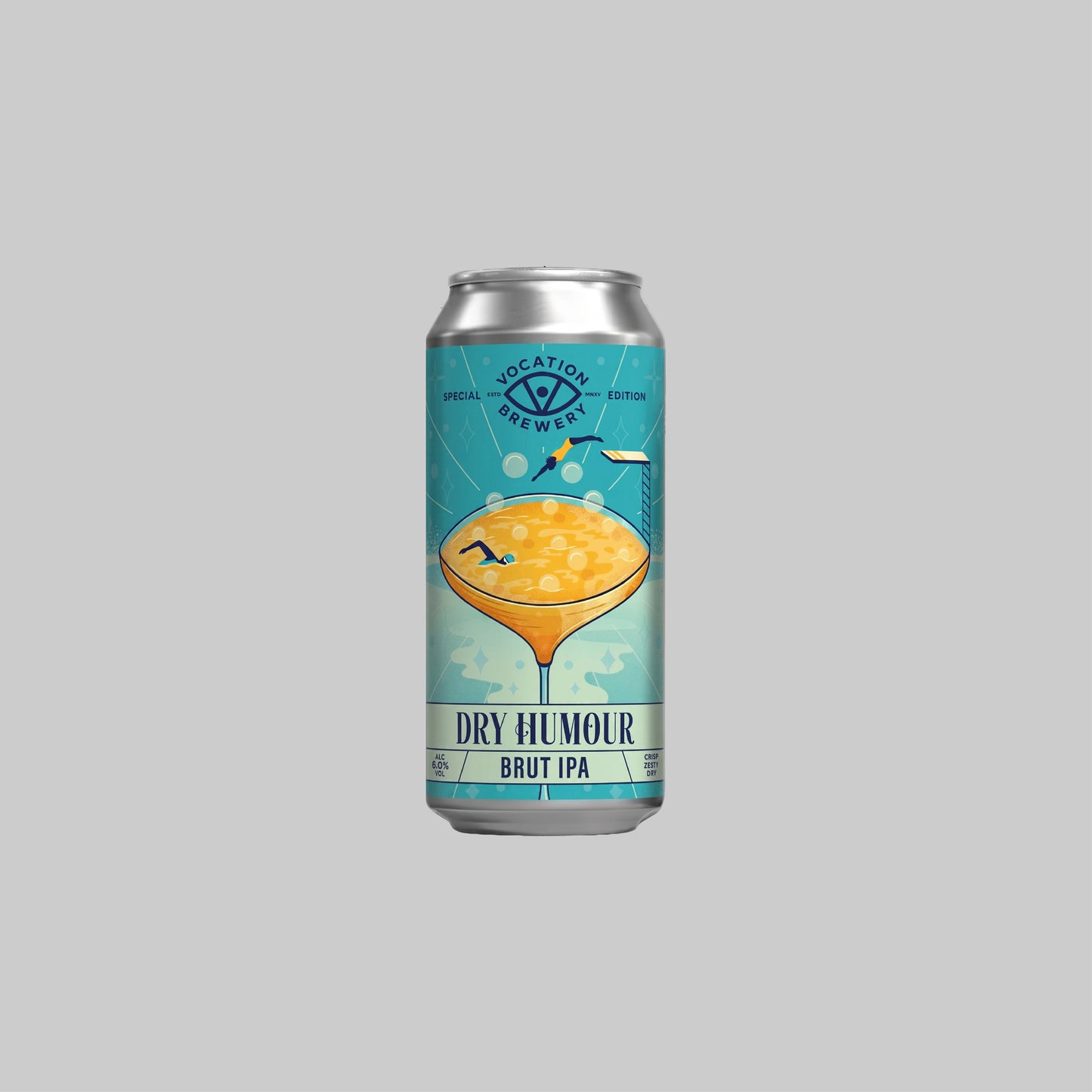 Vocation Dry Humour Brut IPA Can 440ml 6.0% | TIME2DRINK