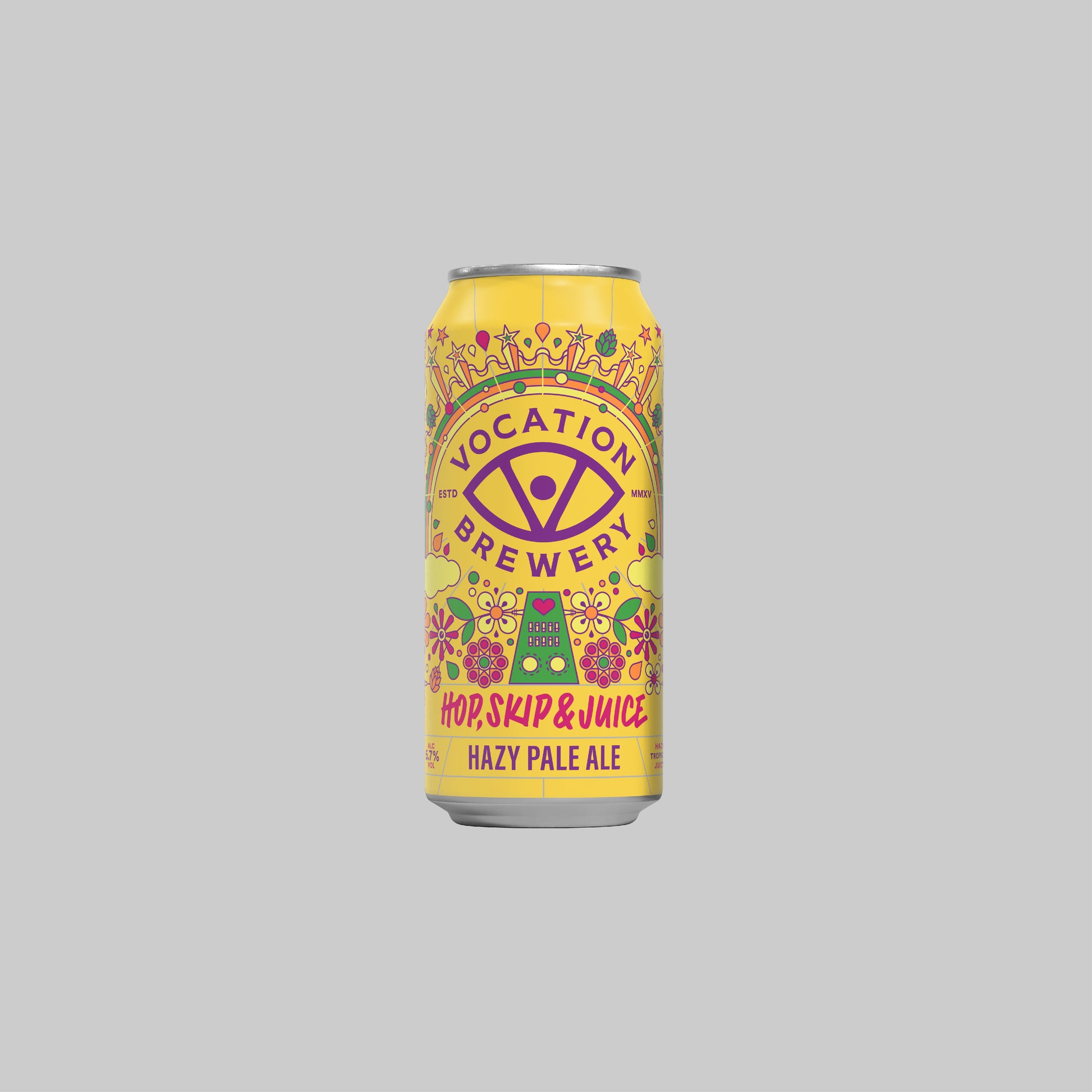 Vocation Hop, Skip & Juice NE Pale Ale Can 440ml 5.7% - Time2Drink